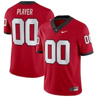 georgia bulldogs nike pick-a-player nil replica football jersey - red|College NIL Player Jerseys, College Player Jersey .